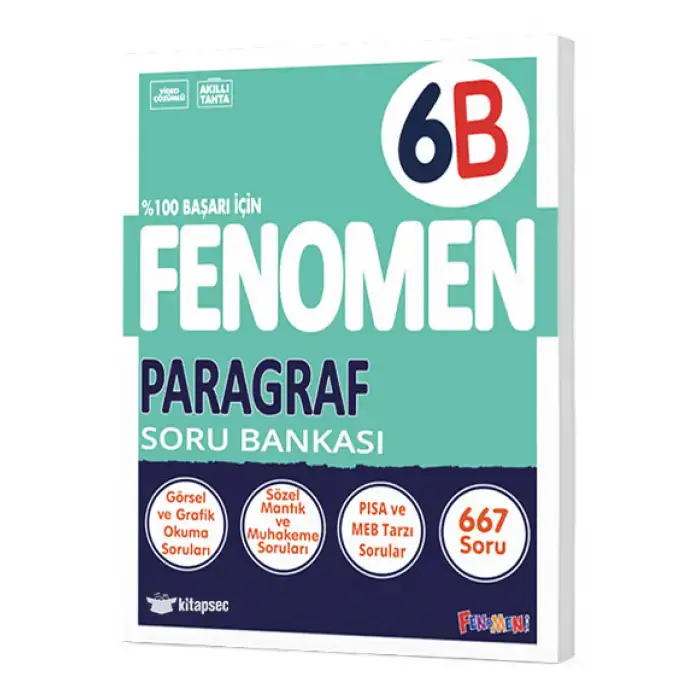 6. Sınıf FENOMEN Paragraf Soru Bankası Gama Yayınları