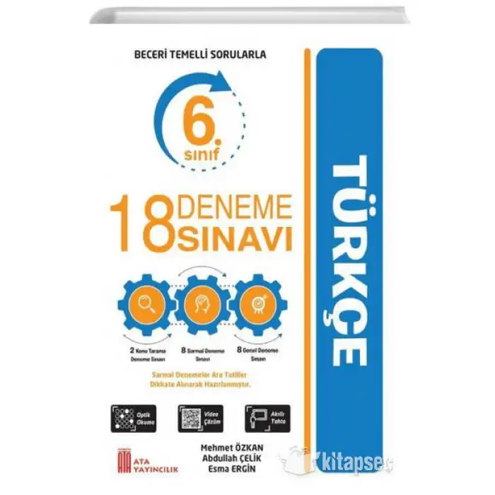 6. Sınıf Türkçe Beceri Temelli Sorularla 18 Deneme Ata Yayıncılık