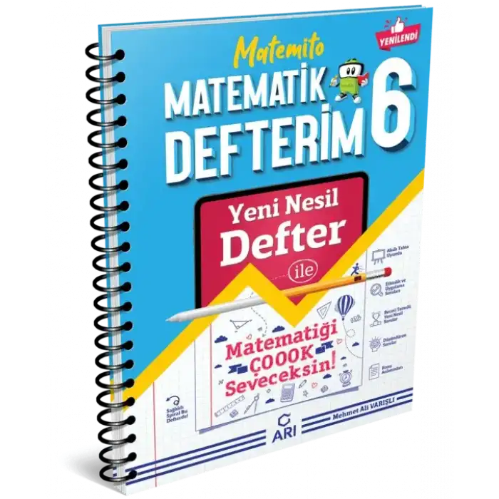 6.Sınıf Matemito Matematik Defterim Arı Yayıncılık YENİ
