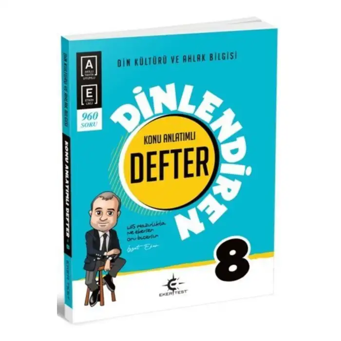 8. Sınıf Din Kültürü ve Ahlak Bilgisi Dinlendiren Defte r Eker Test Yayınları