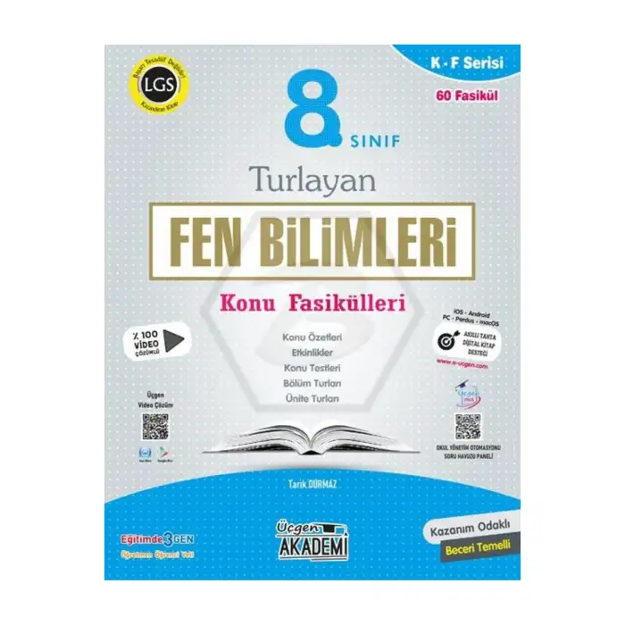 8. Sınıf Fen Bilimleri Turlayan Konu Fasikülleri Üçgen Akademi