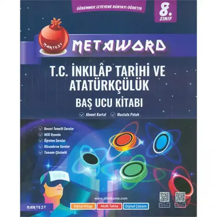 8. Sınıf T.C İnkılap Tarihi ve Atatürkçülük Metaword Baş Ucu Kitabı