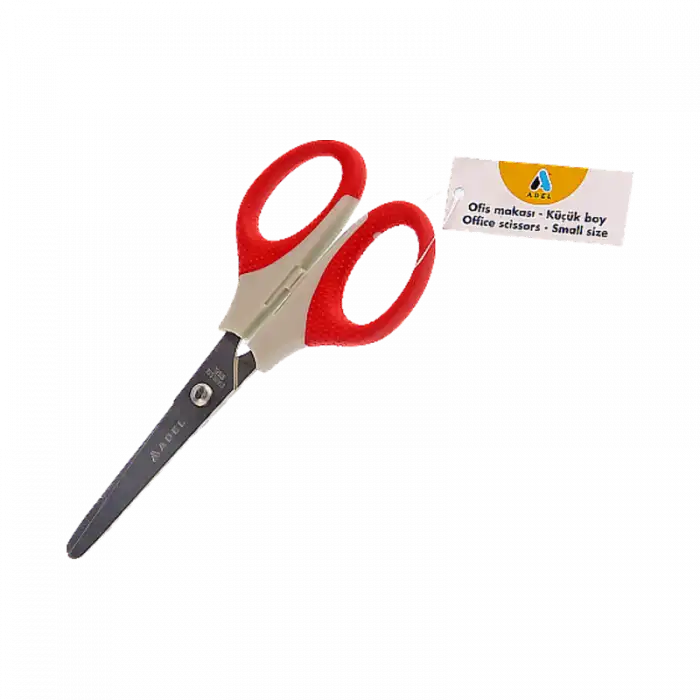 Adel Büro Makası Ofis Plastik Sap Küçük Boy