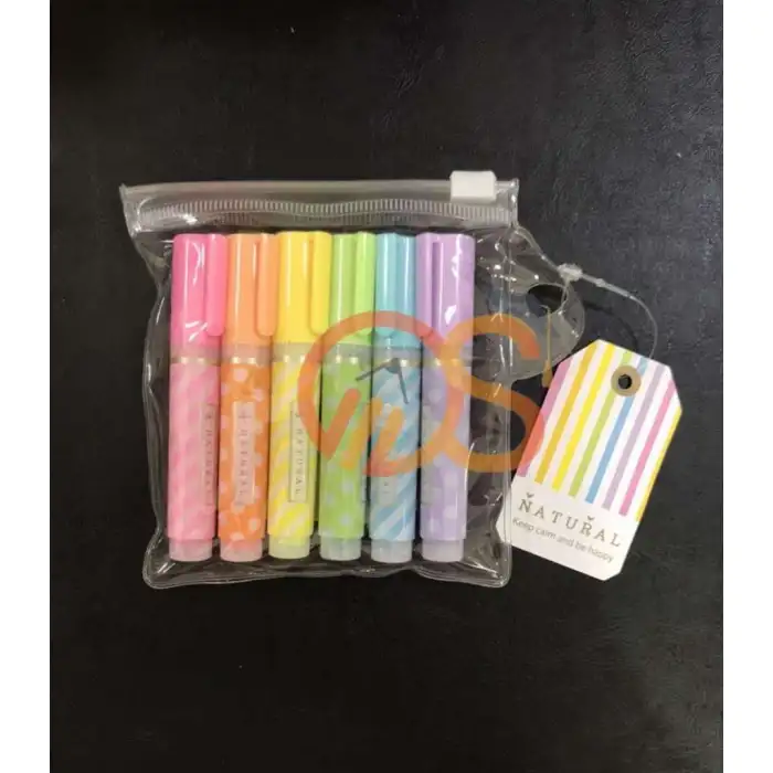 Aihao Ah6412-4 Çift Uçlu Fosforlu Işaret Kalemi