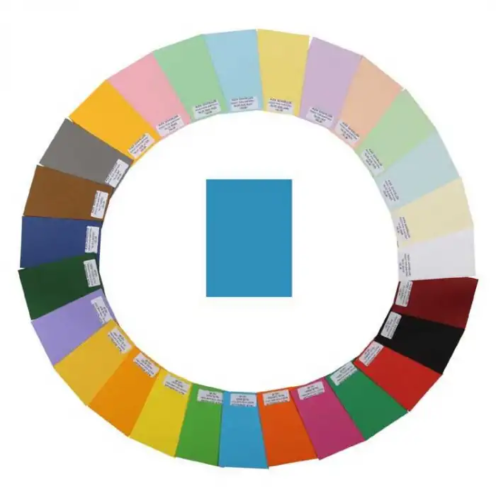 Alex Kolej Fon Kartonu A4 Mavi