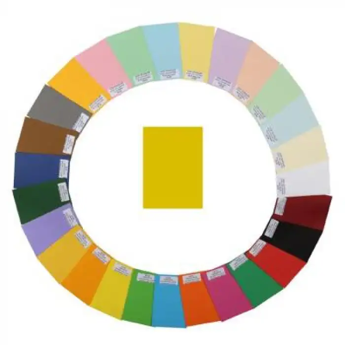 Alex Kolej Fon Kartonu A4 Sari