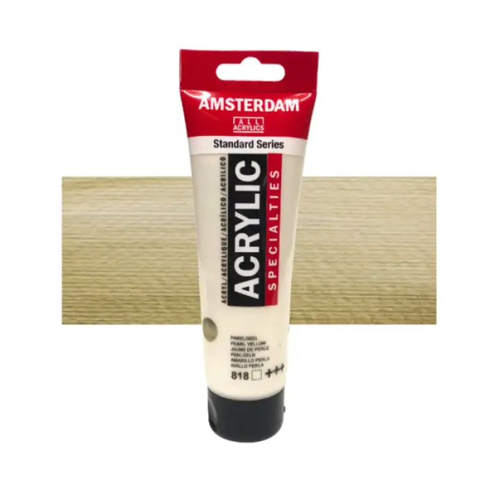 AMS.ACRYLIC 120 ML. PEARL YELLOW