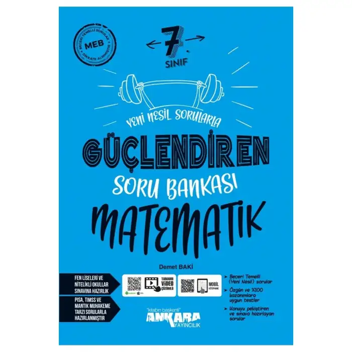 ANKARA 7. SINIF MATEMATİK KONU ANLATIMLI SORU BANKASI