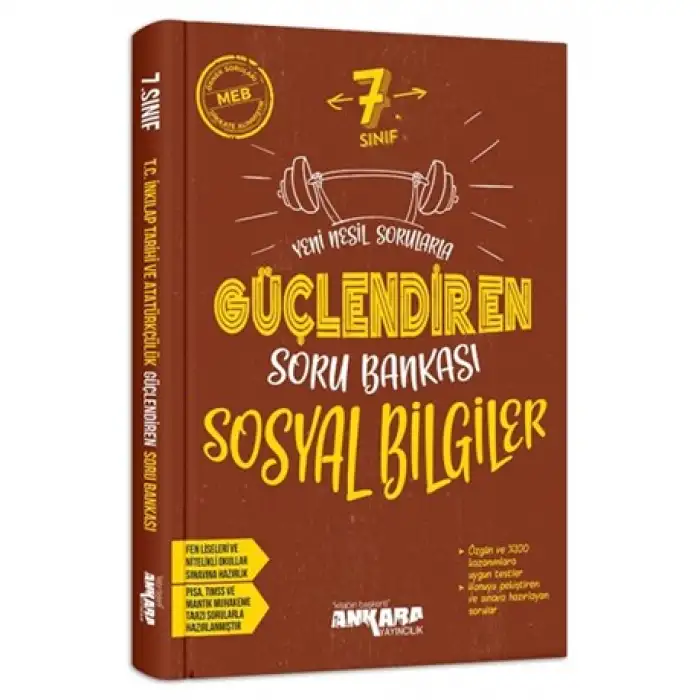 ANKARA 7.SINIF GÜÇLENDİREN SOSYAL BİLGİLER SORU BANKASI