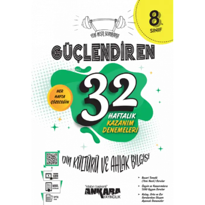 ANKARA 8.SINIF DİN GÜÇLENDİREN DENEME 32 HAFTA