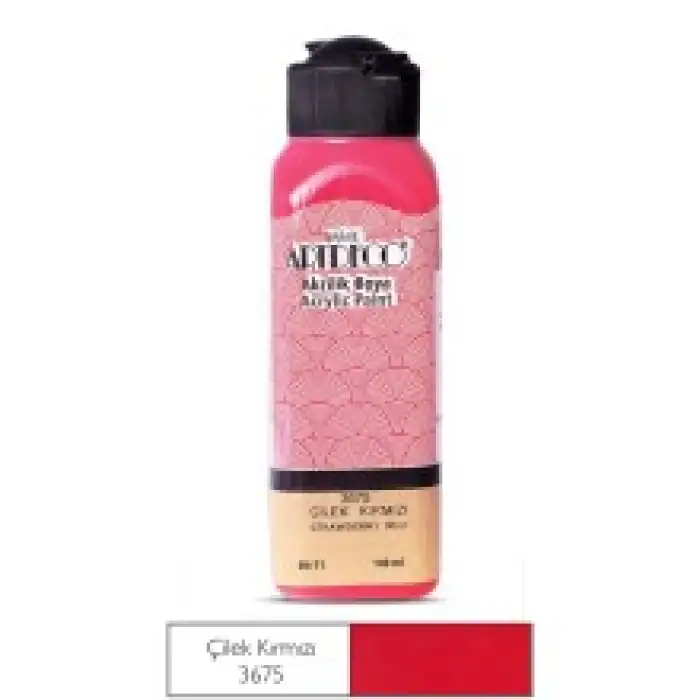 ARTDECO AKRİLİK BOYA 140 ML. ÇİLEK KIRMIZI