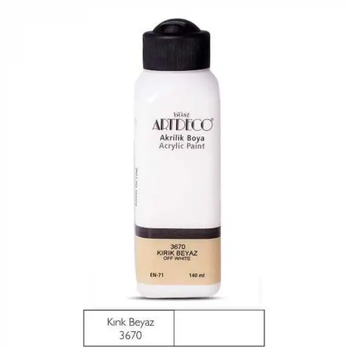 ARTDECO AKRİLİK BOYA 140 ML. KIRIK BEYAZ