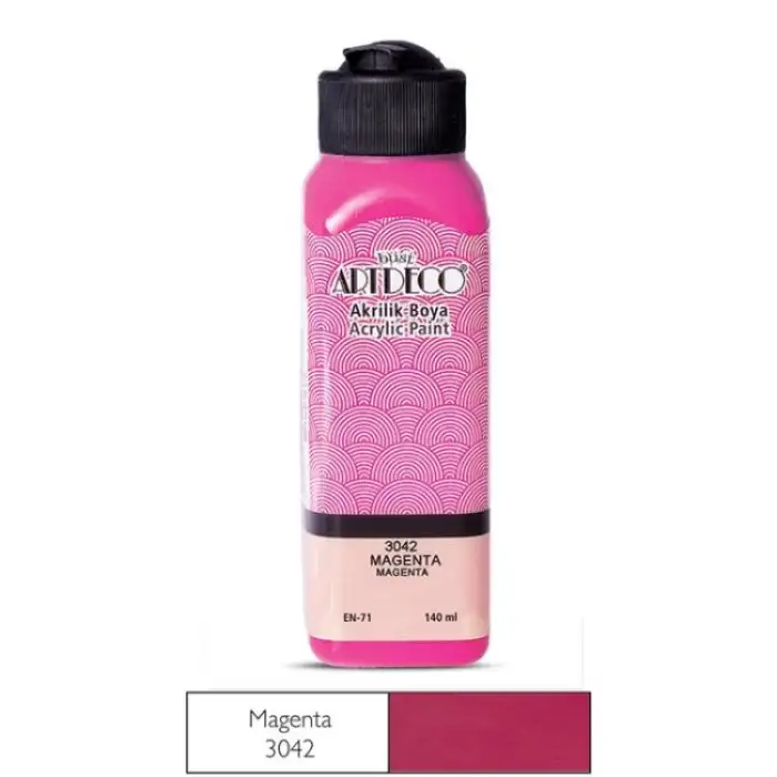 ARTDECO AKRİLİK BOYA 140 ML. MAGENTA