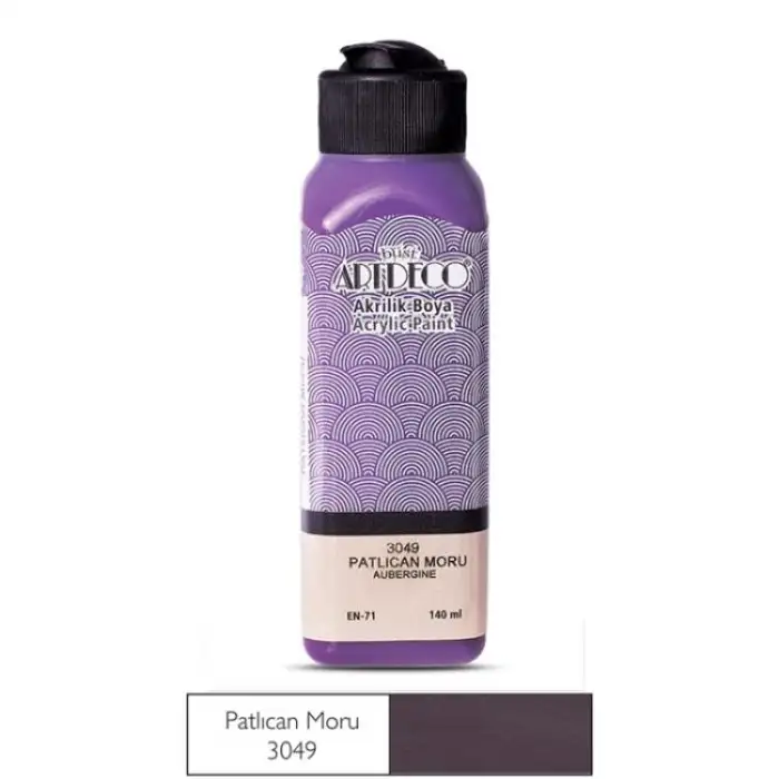 ARTDECO AKRİLİK BOYA 140 ML. PATLICAN MORU