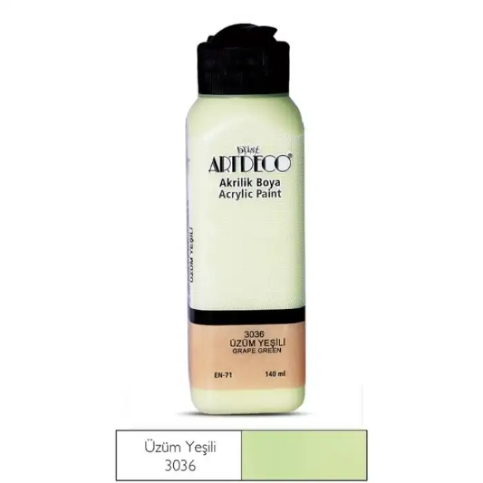 ARTDECO AKRİLİK BOYA 140 ML. ÜZÜM YEŞİLİ