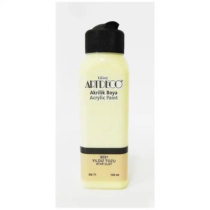ARTDECO AKRİLİK BOYA 140 ML. YILDIZ TOZU