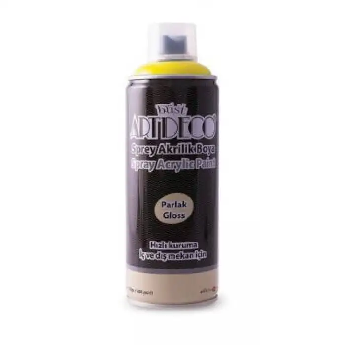 Artdeco Akrilik Sprey Boya 400 Ml Sari