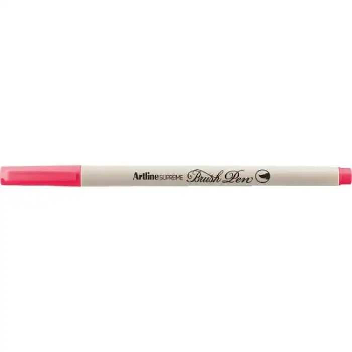 Artline Supreme Brush Uçlu Kalem Fosforlu Pembe