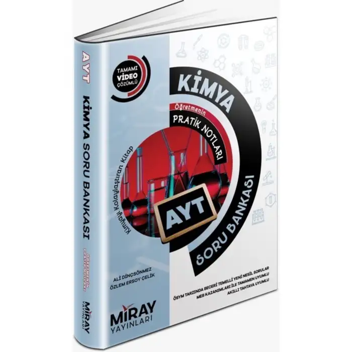 AYT Kimya Soru Bankası Tamami Video Soru Çözümlü Soru Bankası Miray Yayınlari