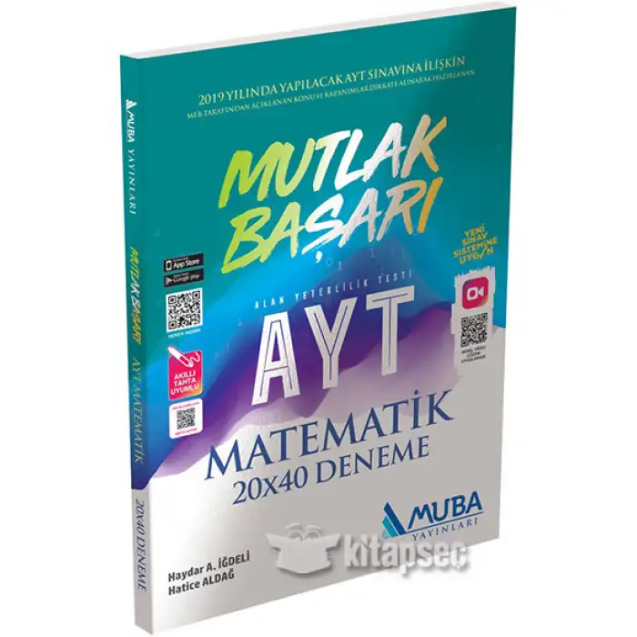 AYT Mutlak Başarı Matematik 20x40 Deneme Muba Yayınları