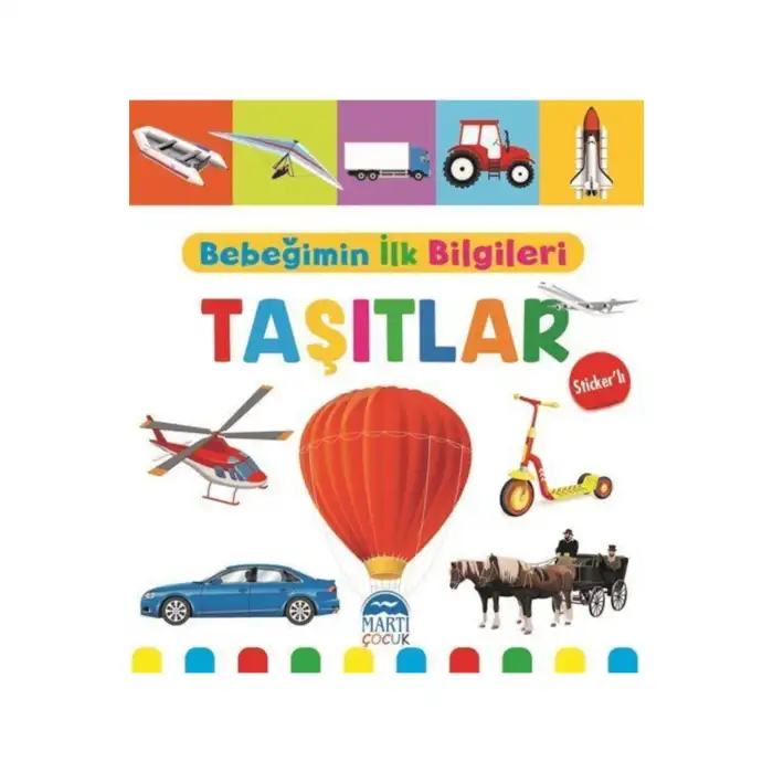 Bebeğimin İlk Bilgileri TAŞITLAR Stickerlı
