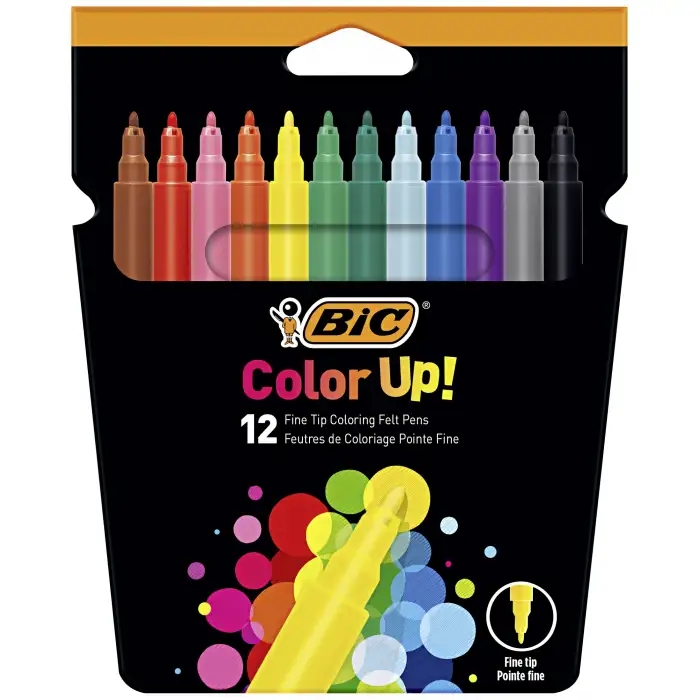 BIC KEÇELİ KALEM INTENSITY 12 RENK 978004