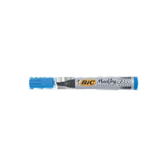 BİC KESİK UÇ MARKER MAVİ 2300