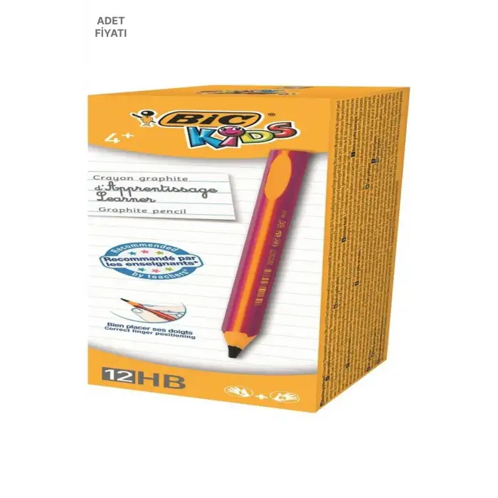 BIC KURŞUN KALEM BAŞLANGIÇ PEMBE 12Lİ