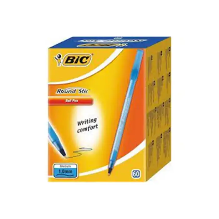 BİC ROUND STICK MEDIUM TÜKENMEZ KALEM MAVİ
