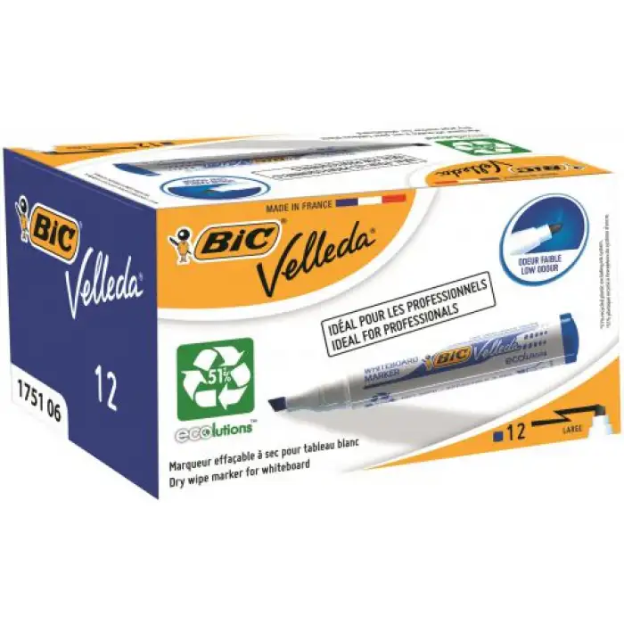 Bic Velleda   1701 Tahta Kalemi Mavi
