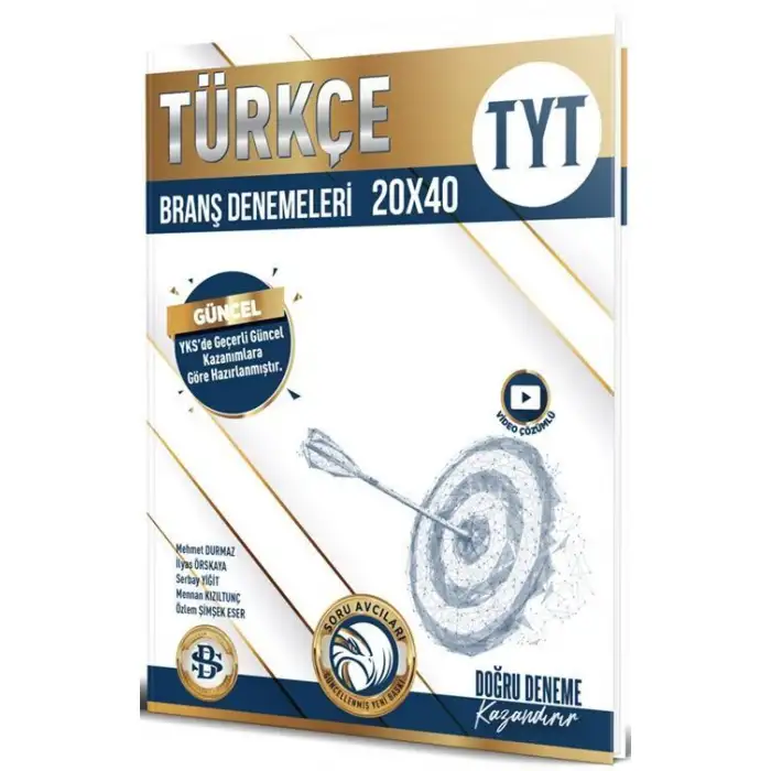 Bilgi Sarmal Yayınları TYT Türkçe 20 x 40 Branş Denemeleriİ