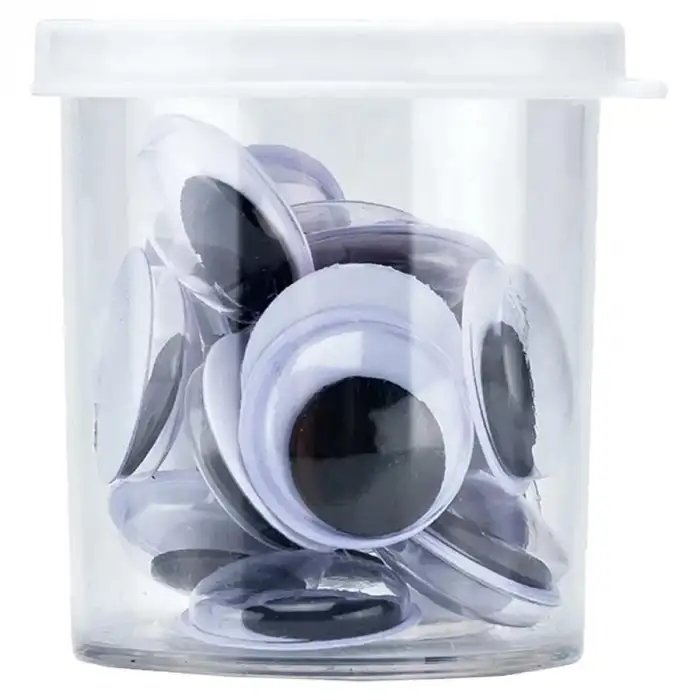 BRONS OYNAR GÖZ SİYAH-BEYAZ 15 MM(YENİ) BR-683