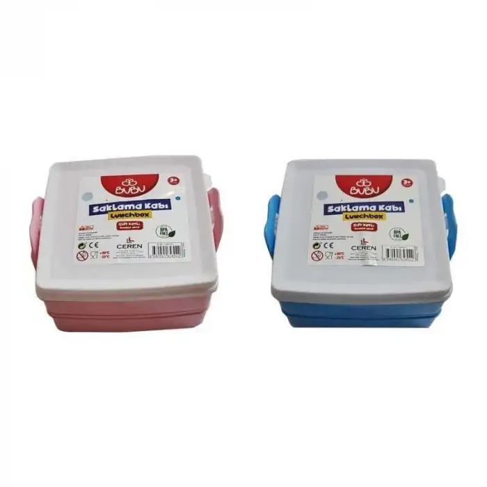 BU-BU BESLENME KABI ÇİFT KATLI RENKLİ (3 ASS.)