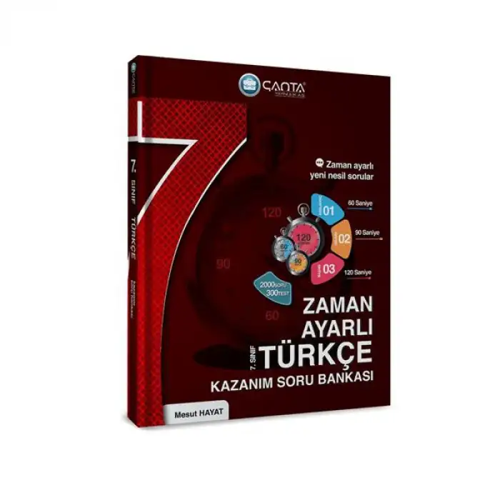 ÇANTA  7.Sınıf Türkçe Zaman Ayarlı Kazanım Soru Bankası 2022