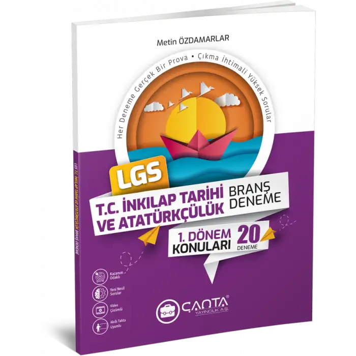 Çanta Yayınları 8. Sınıf LGS 1. Dönem İnkılap Deneme