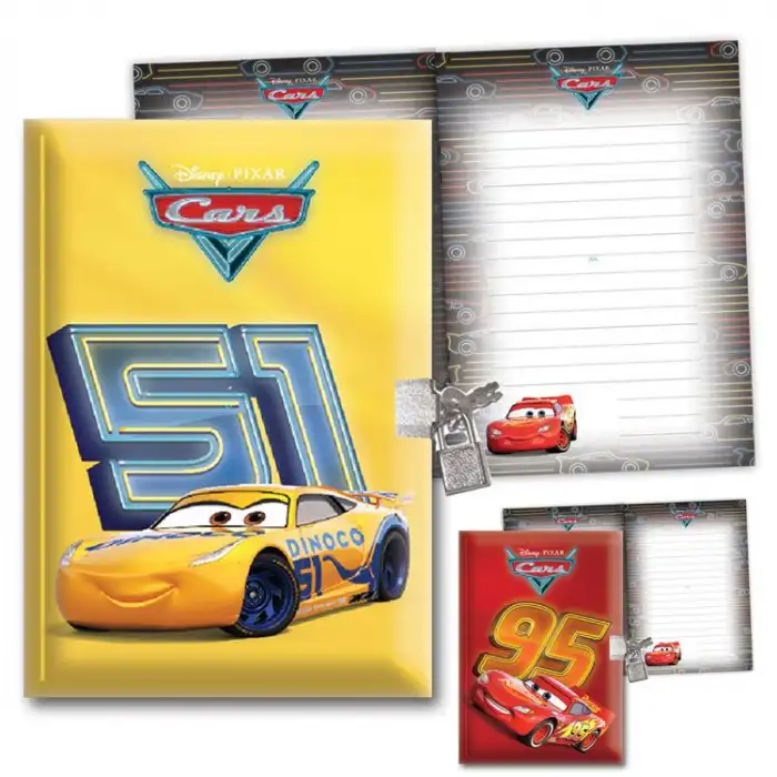 CARS 14x20 104 YP. KİLİTLİ HATIRA DEFTERİ