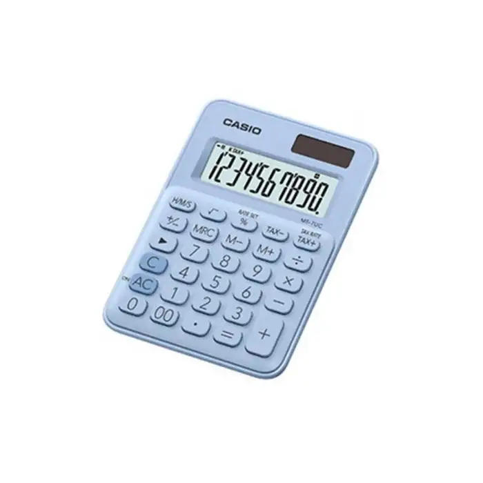 CASIO HESAP MAKİNESİ MASAÜSTÜ 10 HANE MS-7UC-LB
