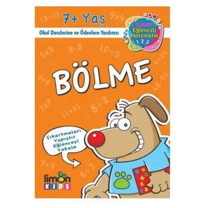 Çıkartmalı Bölme İlk  Okul Eğlenceli Matematik