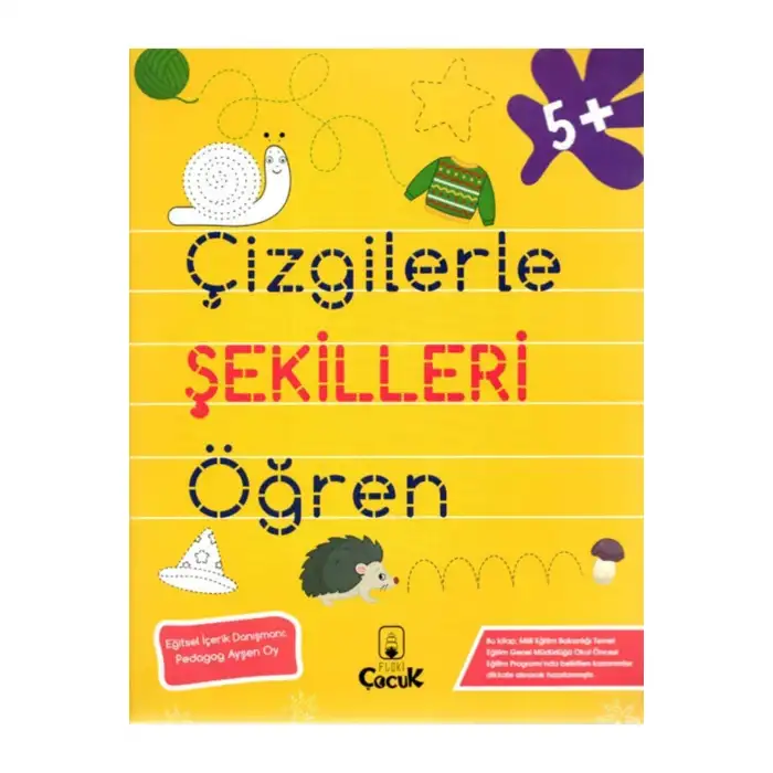 Çizgilerle Şekilleri Öğren - 5+ Yaş