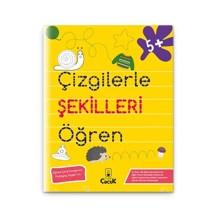 Çizgilerle Şekilleri Öğren - 5+ Yaş