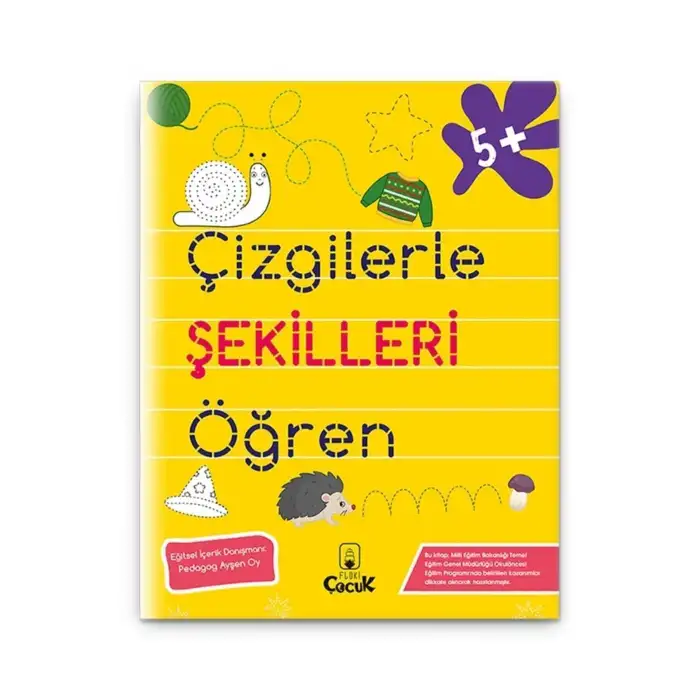 Çizgilerle Şekilleri Öğren - 5+ Yaş