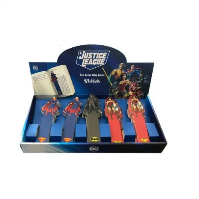 Dc Justice League Fıgür Kıtap Ayracı Adet