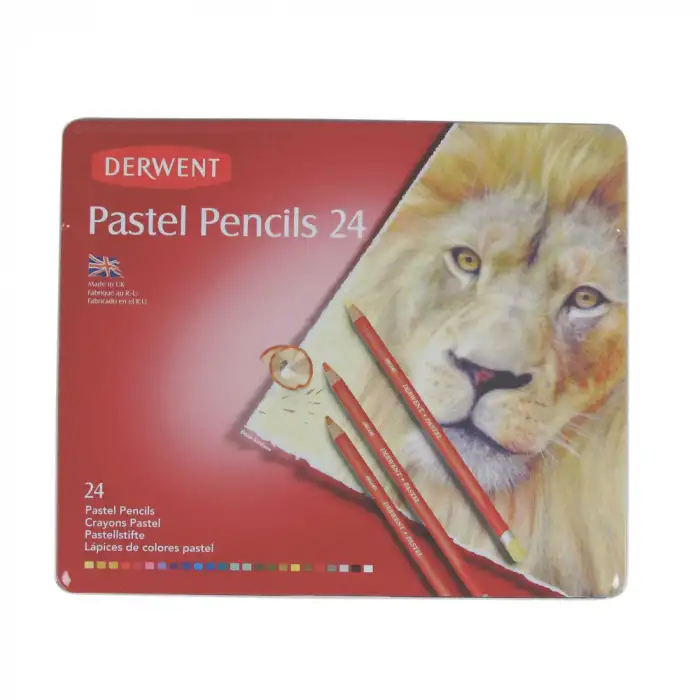 DERWENT PASTEL KALEM 24LÜ TENEKE KUTU