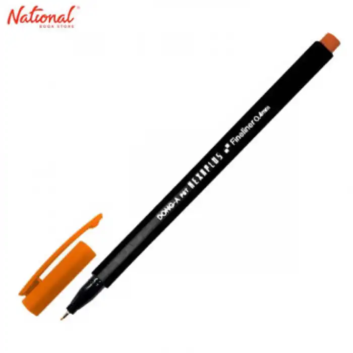 Dong-A Hexaplus Fiber Uçlu Fineliner Kalem Turuncu No:10