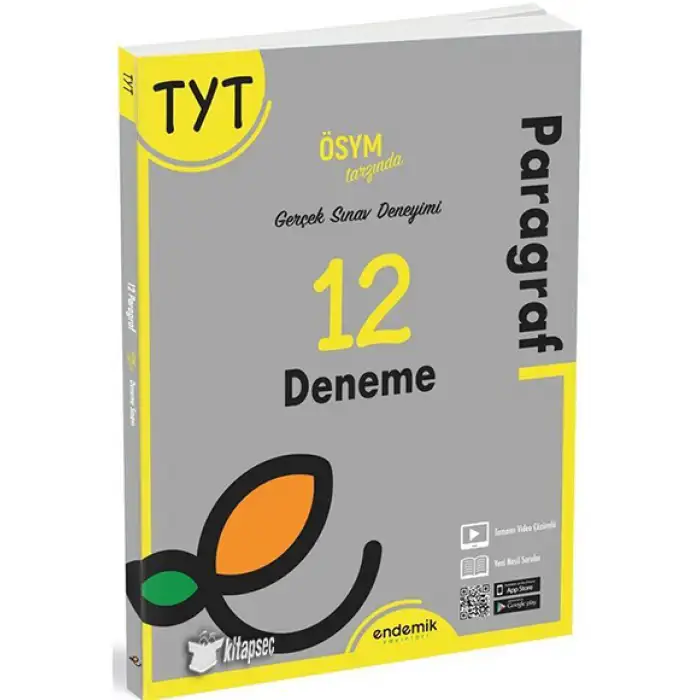 ENDEMİK PARAGRAF DENEMESİ TYT 2023