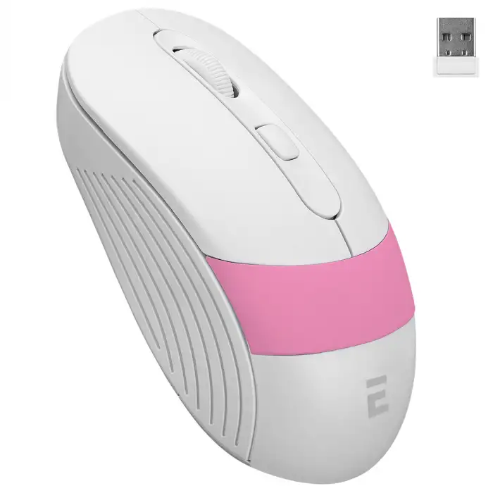 EVEREST SM-18 USB BEYAZ/PEMBE 2.4GHZ OPTİK KABLOSUZ MOUSE