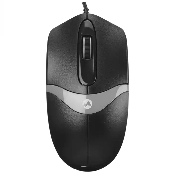 EVEREST SM-220 USB SİYAH/GRİ 1200DPİ 3D OPTİK KABLOLU MOUSE