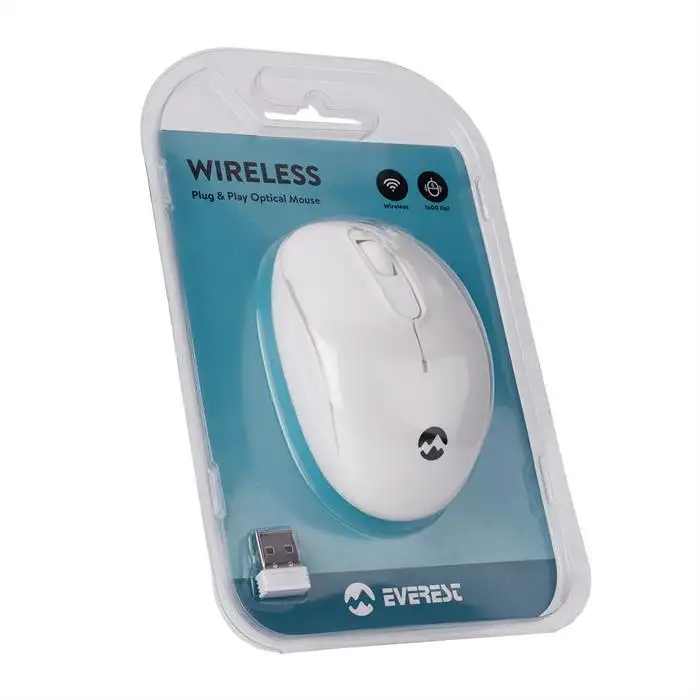 EVEREST SMW-666 USB BEYAZ 2.4GHZ OPTİK WİRELESS MOUSE