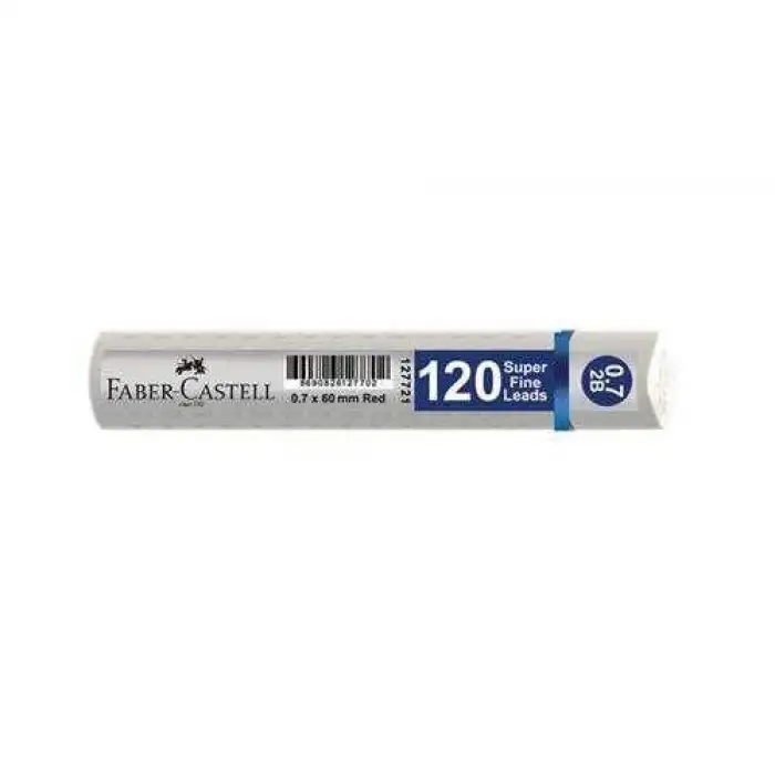 FABER CASTELL 120Lİ MİN 0.7 2B 60mm UÇ GENZ SÜT  TÜP