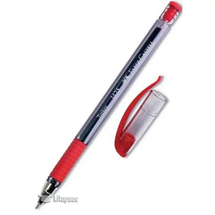 Faber Castell Iğne Uç Tükenmez Kalem 1425 Kirmizi